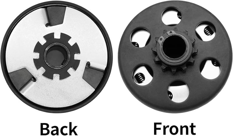 Sutmorly Go Kart Clutch 12 Tooth 3/4'' Bore with #35 Chain for 212 Predator Clutch 6.5HP for Honda GC GX for Go Kart/Mini Bike (with 2 Bolts) - Image 4